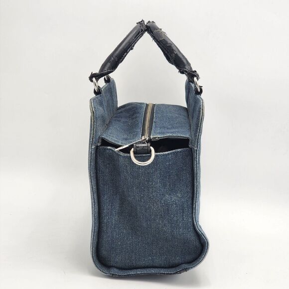 Diesel RARE Y2K Denim Puffy Small Tote Bag - Picture 4 of 15